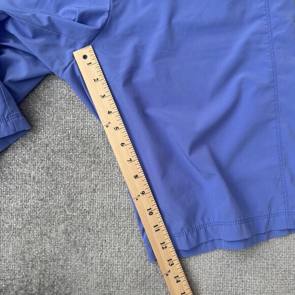 Chicos Zenergy Golf Short Women 2 (US 12) Blue Bermuda Stretch Pocket Activewear - Picture 7 of 8